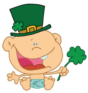 283x300 Irish Baby Clipart