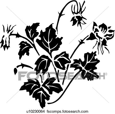 450x447 Clipart Of , Flower, Iris, U13856012