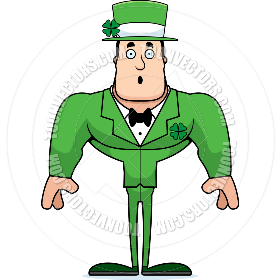 940x940 Cartoon Irish Man Surprised By Cory Thoman Toon Vectors Eps