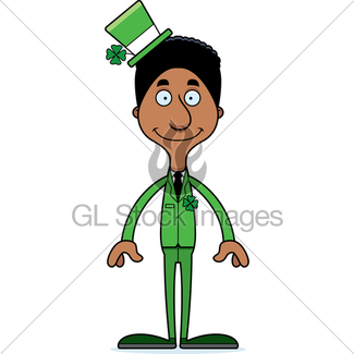 325x325 Cartoon Smiling Irish Man Gl Stock Images