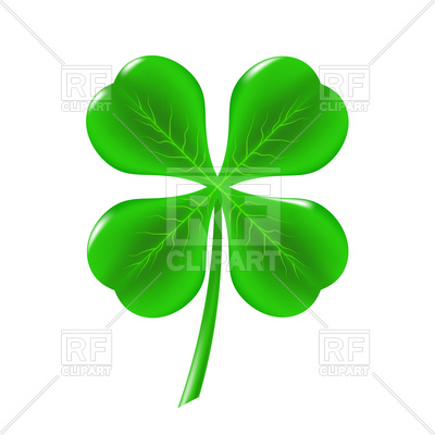 400x400 Green Clover Leaf