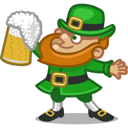 256x256 Leprechaun Irish Clip Art Image