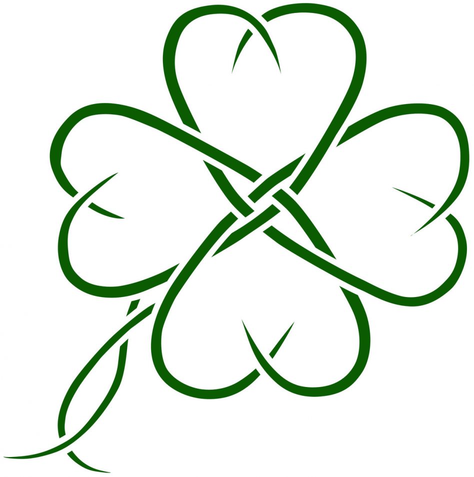 948x954 Four Leaf Clover Clipart Of Shamrocks And Clovers Clipartix