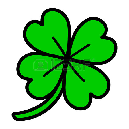 450x450 Lucky Irish Clover Leaf Royalty Free Cliparts, Vectors, And Stock