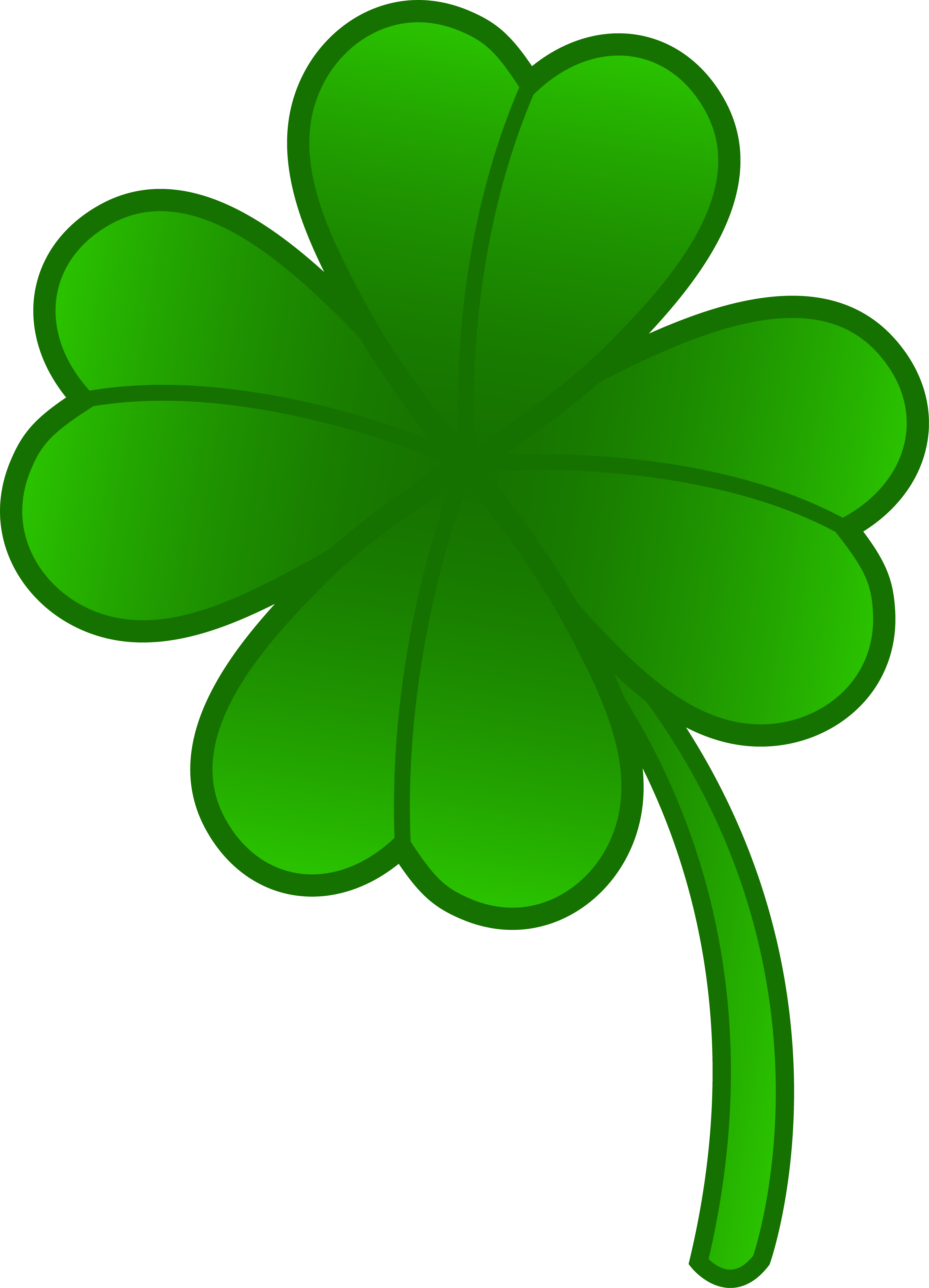 4865x6742 Irish Clover Clipart