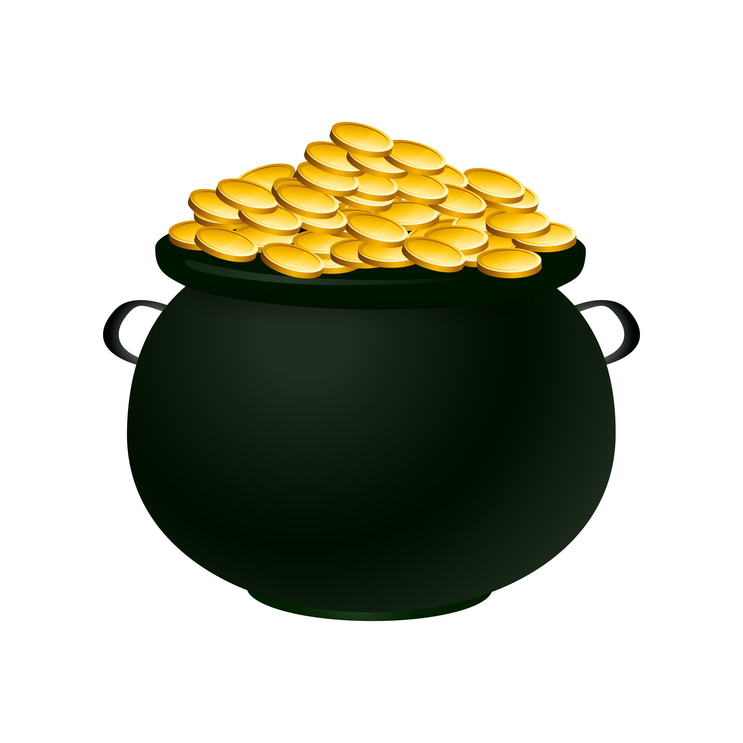 2400x2400 Irish Clipart Gold Coin