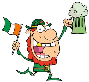 300x275 Leprechaun Clipart Image