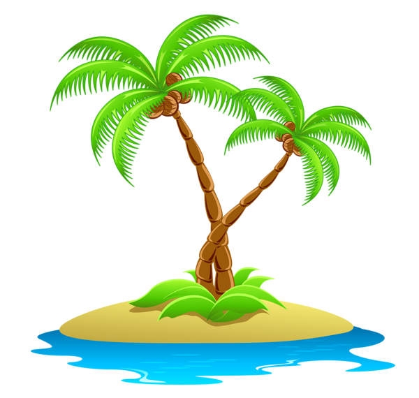 600x570 Palm Tree Clipart Island