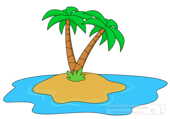 550x385 Clipart Island Palm Tree Clipartfest