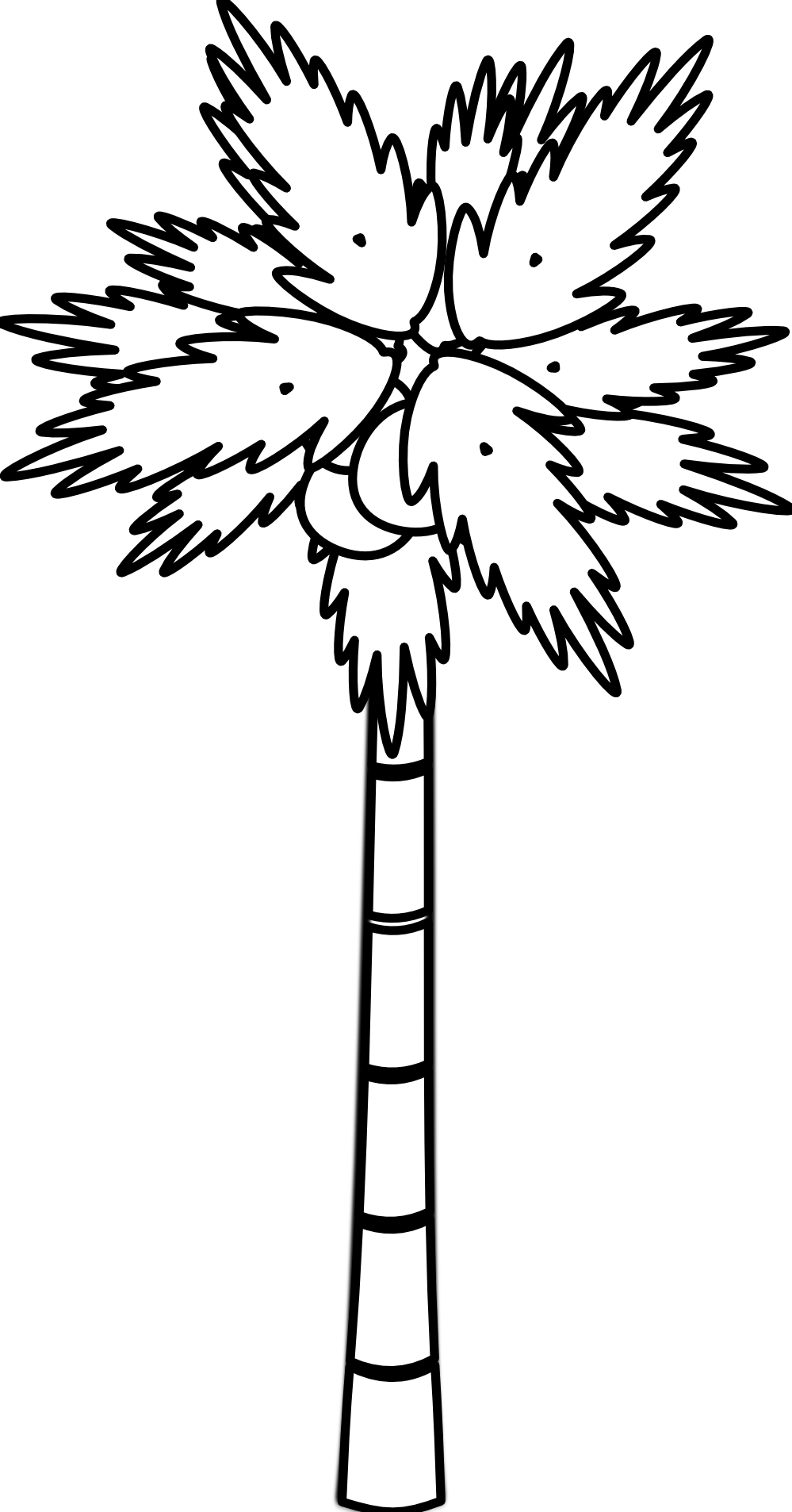 999x1906 Island Clipart Tall Short Tree