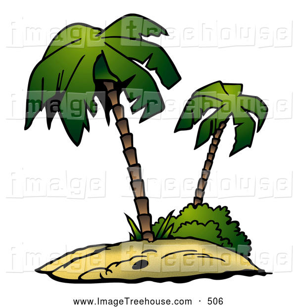 600x620 Tropical Island Clipart