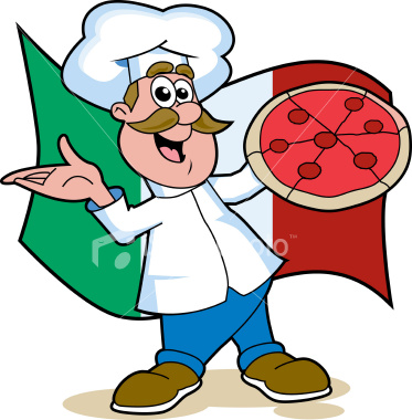 373x380 Italian Chef Clipart