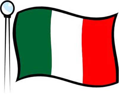 400x316 Italian Flag Clipart
