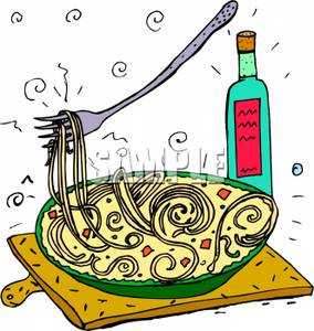 284x300 Images Italian Dinner Clip Art
