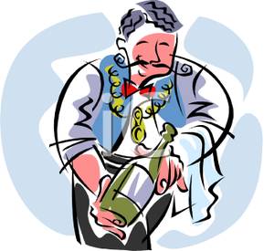 300x275 In An Italian Restaurant Showing A Bottle Of Wine