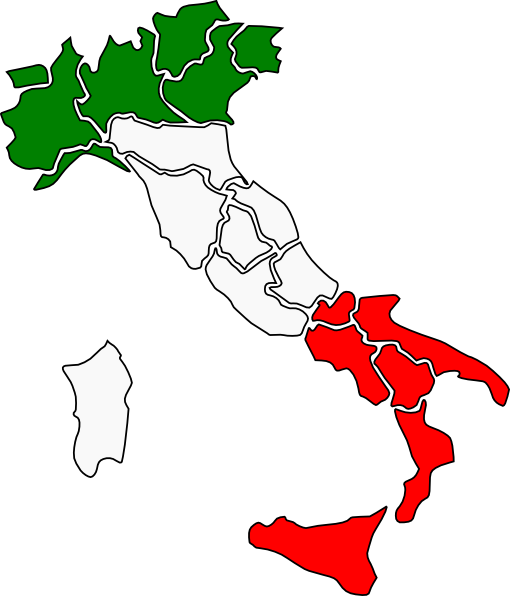 510x596 Map Of Italy Clip Art