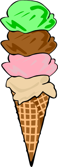 204x584 Italian Ice Clip Art