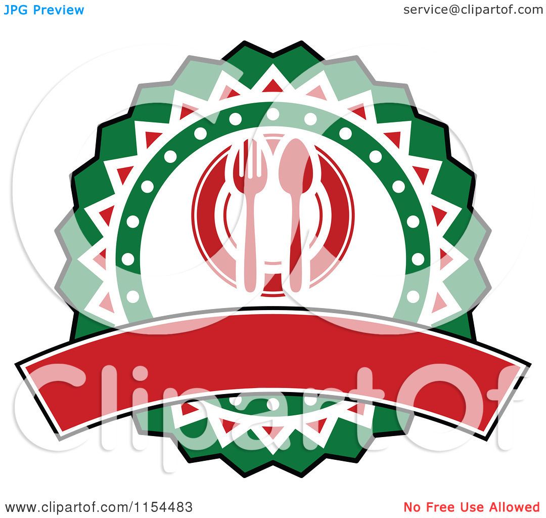 1080x1024 Clipart Of An Italian Restaurant Logo