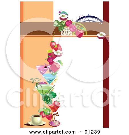 450x470 Italian Restaurant Menu Clip Art Cliparts