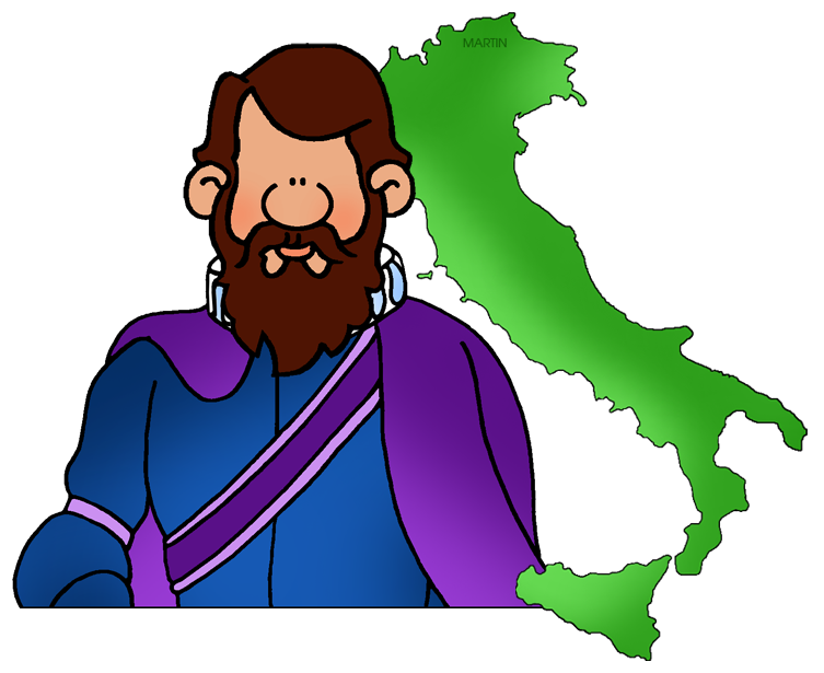 753x615 Explorers Clip Art By Phillip Martin, John Cabot And Map Of Italy