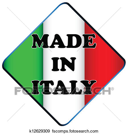 450x470 Clip Art Of Made In Italy Logo K12629309