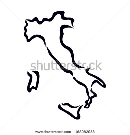 450x470 Italy Outline Clipart