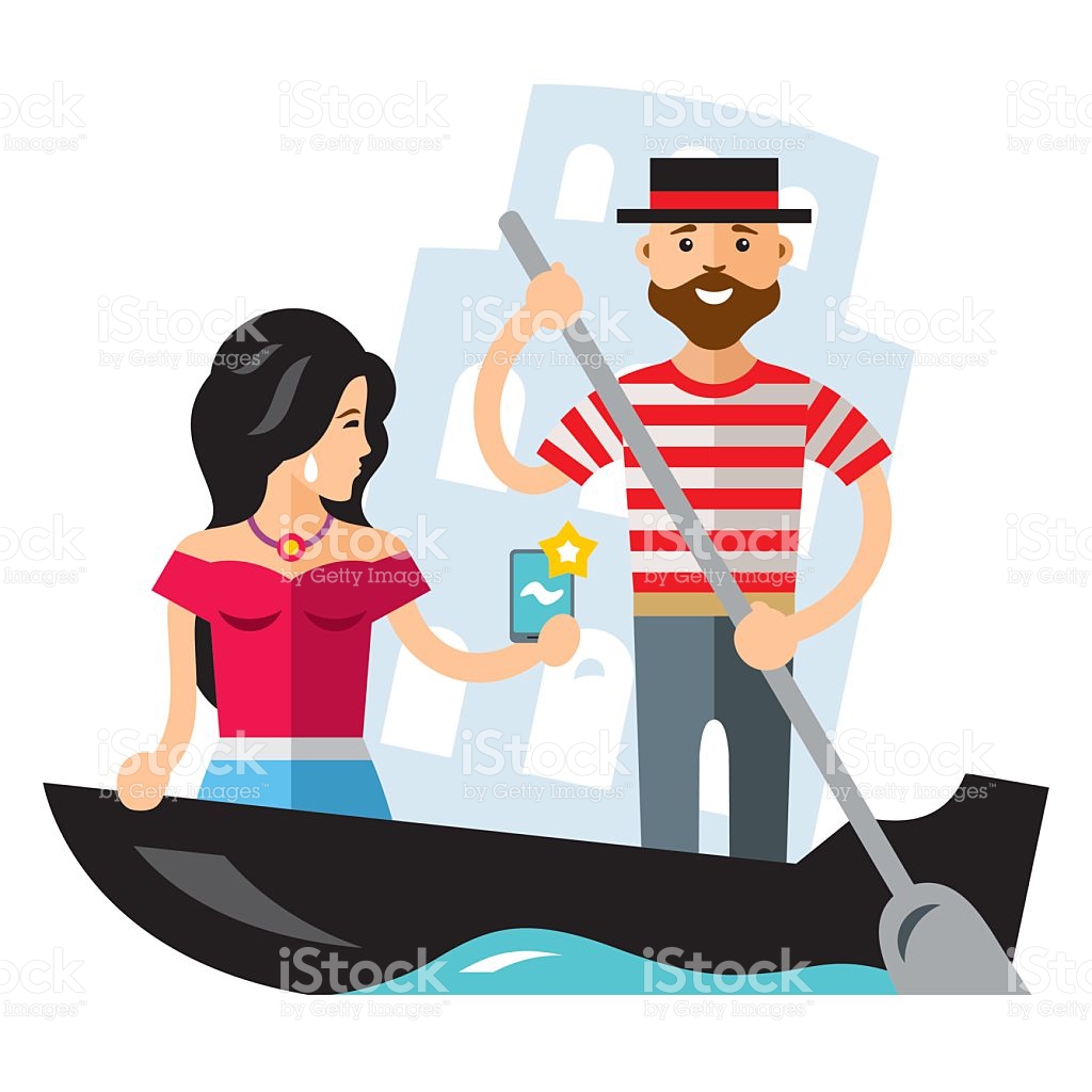 1024x1024 Gondola Clipart Italian Person