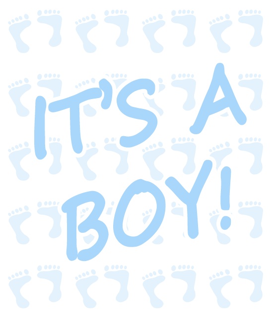550x626 It's A Boy Baby Shower Clipart