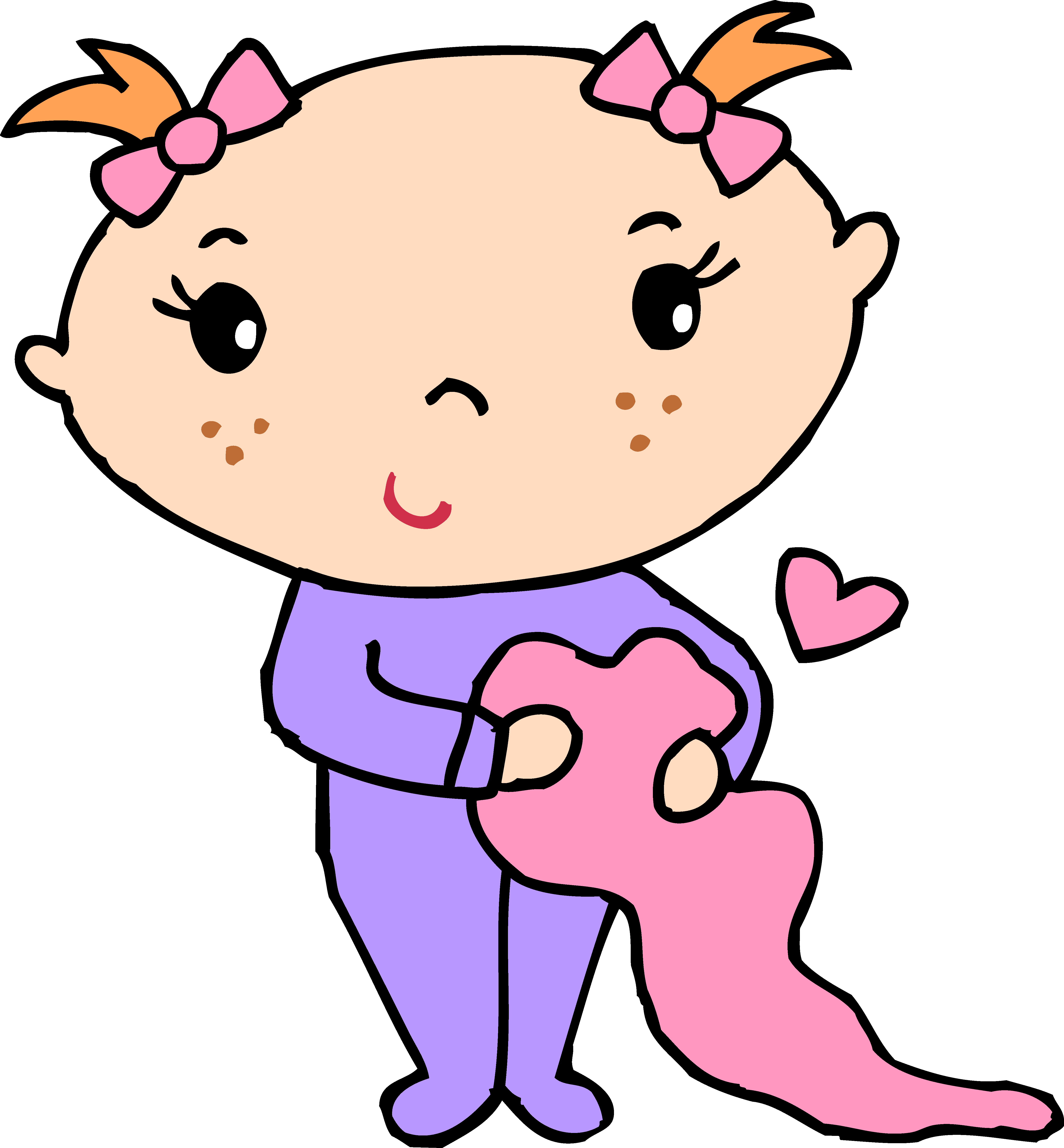 5088x5490 It's A Girl Baby Clipart