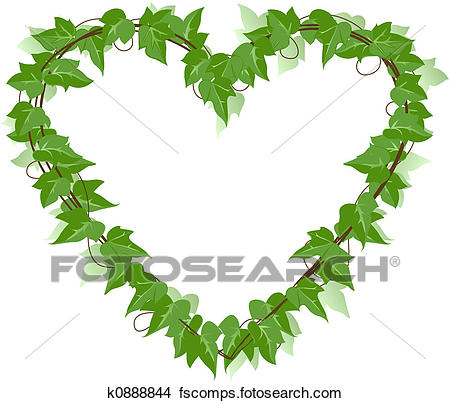 450x403 Drawings Of Ivy Leaf Heart K0888844