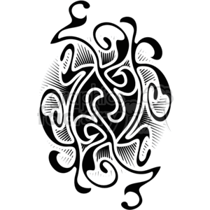 300x300 Royalty Free Ivy Tattoo Designs 377664 Vector Clip Art Image