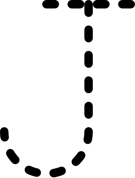 456x598 Alphabet Tracing Letter J Clip Art