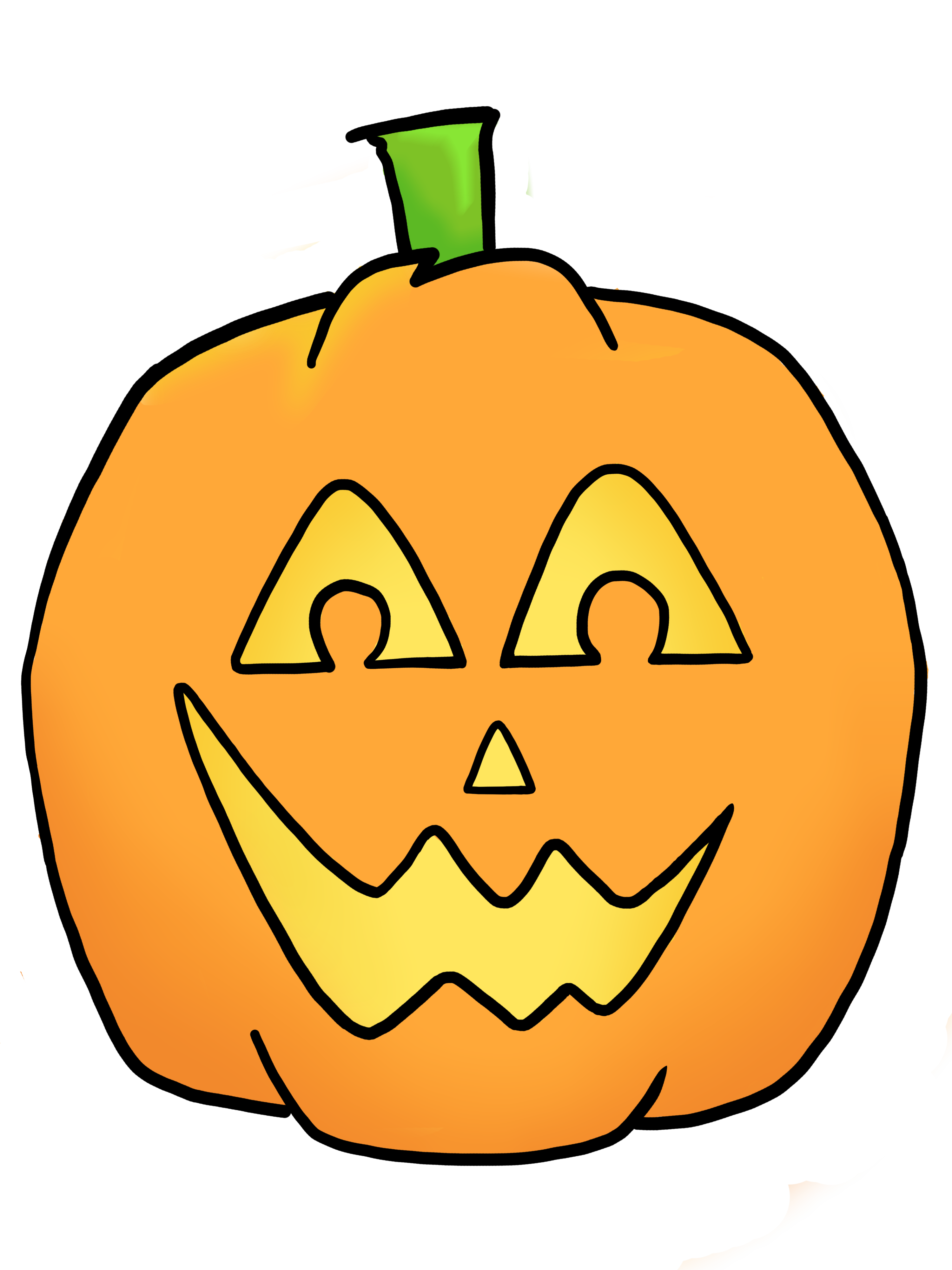 3000x4000 Jack O Lantern Clipart Black And White Happy Jack O Lantern