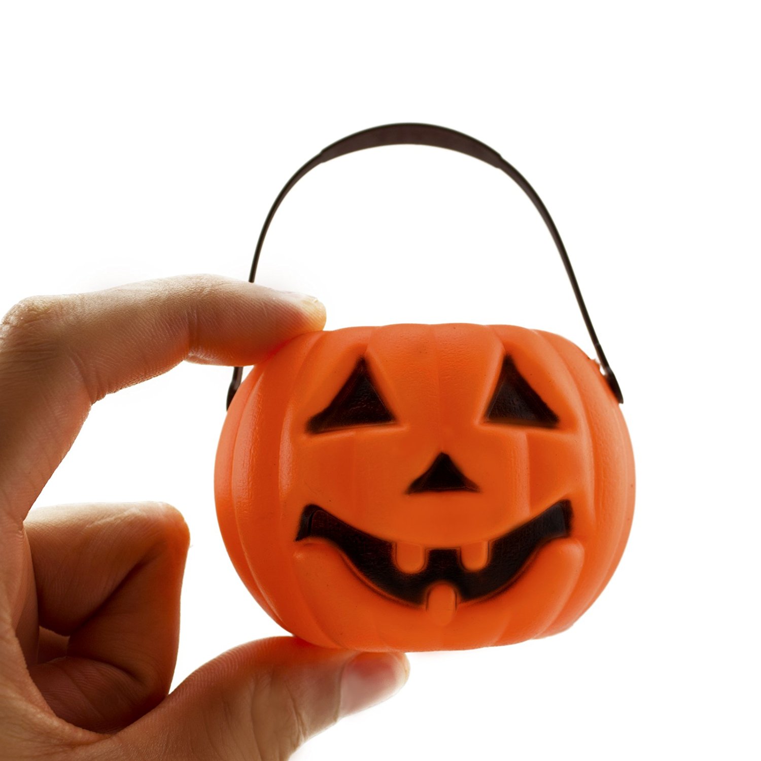 1500x1500 Mini Plastic Jack O Lantern Halloween Pumpkin Party Candy Buckets