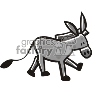 300x300 Jackass Clipart Black And White