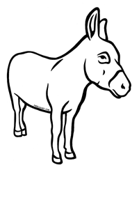 200x300 Free Donkey Clipart Pictures