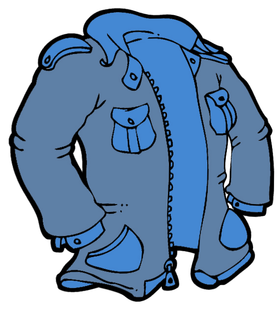 566x634 Winter Coat Clip Art