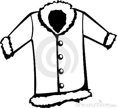 400x367 Clip Art Black And White Jacket Clipart