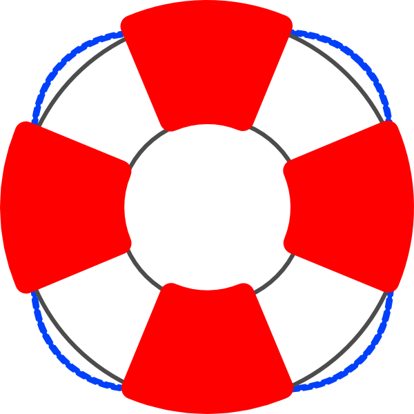 600x600 Floating Clipart Life Jacket