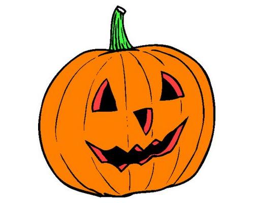 500x400 Halloween Pumpkin Clipart
