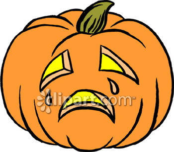 350x306 Pumpkin Clipart Sad