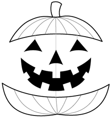 227x240 Jack O Lantern Mouth Clipart