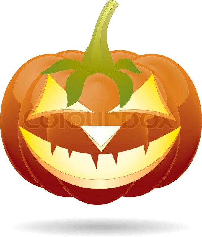684x800 Scary Jack O Lantern Halloween Pumpkin With Candle Light Inside