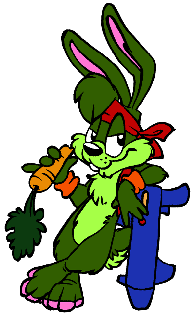 393x640 Jazz Jackrabbit Cutout By Skunkshampoo