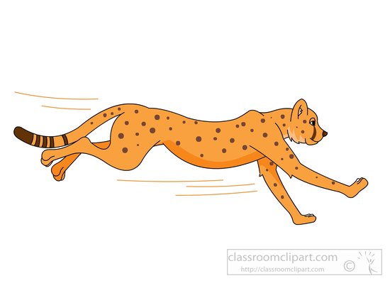 550x399 Top 82 Cheetah Clip Art