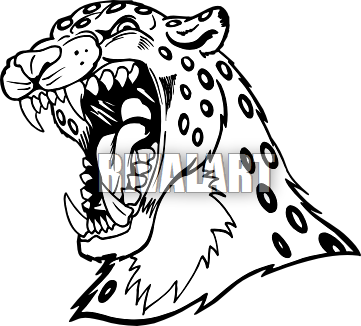 361x326 Jaguar Clipart Sketch
