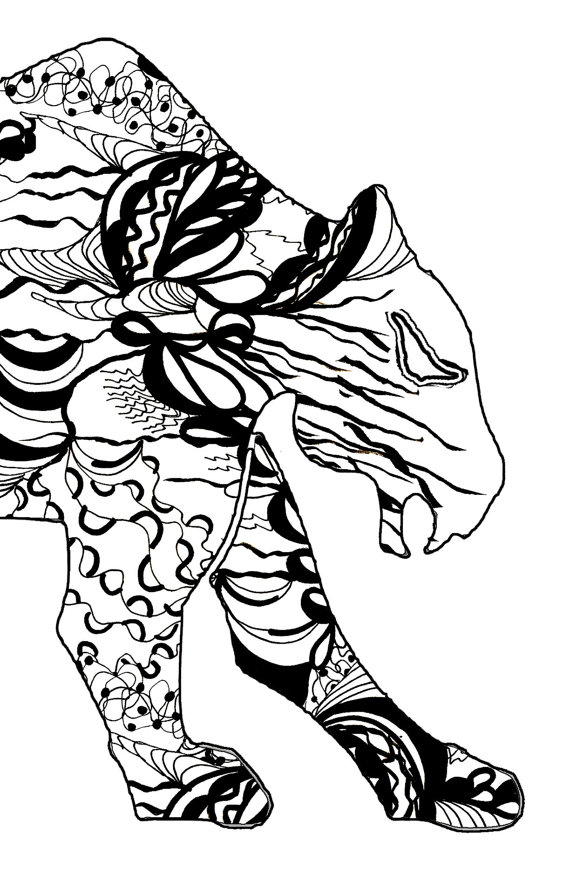 570x882 Panther Painting Jaguar Painting Abstract Panther Art