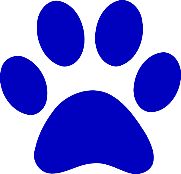 600x578 Paw Print Clip Art