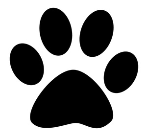 300x282 Paw Print Clip Art Black And White Many Interesting Cliparts
