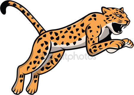 450x318 Stock Vector Colored Jaguar Head Symbol And Tattoo Vector
